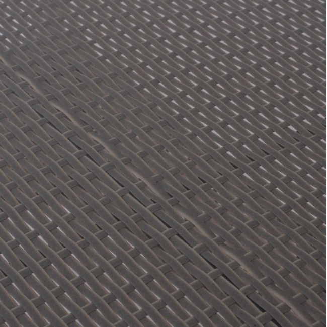 ΤΡΑΠΕΖΙ ΜΕΤΑΛΛΙΚΟ MINSK RATTAN ΓΚΡΙ HM5507.01 150x90x75Υ εκ.