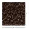 ΕΠΙΦΑΝΕΙΑ ΤΡΑΠΕΖΙΟΥ HPL HM5839.14 BROWN MARBLE 80x80 εκ. ΠΑΧΟΥΣ 12mm.