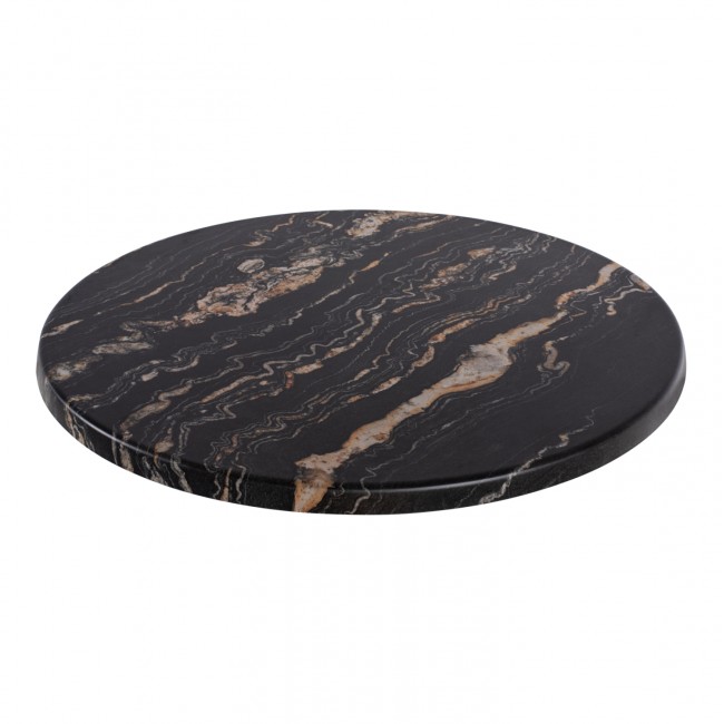 ΕΠΙΦΑΝΕΙΑ ΤΡΑΠΕΖΙΟΥ Φ60Χ2.5εκ. 5787 WERZALIT BLACK GOLD MARBLE HM5227.15