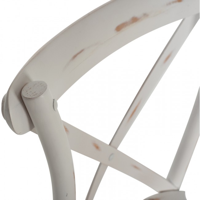 ΚΑΡΕΚΛΑ OWEN ΣΤΟΙΒΑΖΟΜΕΝΗ ΞΥΛΙΝΗ ΑΠΟ ΟΞΙΑ WHITE WASH ΧΡΩΜΑ ΜΕ ΧΙΑΣΤΙ ΠΛΑΤΗ HM8575.04 45x55,5x90 cm