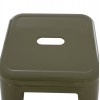 ΣΚΑΜΠΟ BAR ΜΕΤΑΛΛΙΚΟ MELITA ΣΕ DARK OLIVE GREEN HM8642.03 43x43x78 εκ.