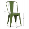 ΚΑΡΕΚΛΑ ΜΕΤΑΛΛΙΚΗ MELITA-PRO HM8641.53 LIGHT OLIVE GREEN 44x47x84.5Υεκ.