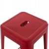 ΣΚΑΜΠΟ ΜΠΑΡ ΜΕΤΑΛΛΙΚΟ MELITA-PRO HM8642.44 ΣΕ ΚΟΚΚΙΝΟ 43x43x78Υεκ.