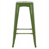 ΣΚΑΜΠΟ ΜΠΑΡ ΜΕΤΑΛΛΙΚΟ MELITA-PRO HM8642.53 ΣΕ LIGHT OLIVE GREEN 43x43x78Υεκ.