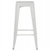 ΣΚΑΜΠΟ ΜΠΑΡ ΜΕΤΑΛΛΙΚΟ MELITA-PRO HM8642.41 ΣΕ ΛΕΥΚΟ ΜΑΤ 43x43x78Υεκ.