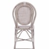 ΣΚΑΜΠΩ ΑΛΟΥΜΙΝΙΟΥ BAMBOO LOOK ΠΑΤΙΝΑ ΛΕΥΚΟ ΜΕ TEXTLINE HM5110 41x52x116 εκ.