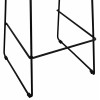 ΣΚΑΜΠΟ ΜΕΤΑΛΛΙΚΟ ALLEGRA HM5642 ΜΕ WICKER ΣΕ ΜΠΕΖ ΑΠΟΧΡΩΣΗ 48x53x100 εκ.