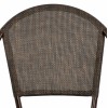 ΚΑΡΕΚΛΑ PRETORIA ΜΕΤΑΛΛΙΚΗ BAMBOO LOOK ΚΑΦΕ HM5718 54x62x89 εκ.