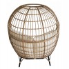 ΠΟΛΥΘΡΟΝΑ ΦΩΛΙΑ MIAMI 2 ΑΤΟΜΩΝ ΤΥΠΟΥ RATTAN HM5870.01 130x80x157Υ εκ.