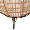ΠΟΛΥΘΡΟΝΑ ΦΩΛΙΑ MIAMI 2 ΑΤΟΜΩΝ ΤΥΠΟΥ RATTAN HM5870.01 130x80x157Υ εκ.