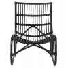 ΠΟΛΥΘΡΟΝΑ GRINN HM9815.02 ΡΑΒΔΟΙ RATTAN ΣΕ ΜΑΥΡΟ 56,5x73,5x79,5Υ εκ.