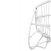 ΠΟΛΥΘΡΟΝΑ GRINN HM9815.03 ΡΑΒΔΟΙ RATTAN ΣΕ ΛΕΥΚΟ 56,5x73,5x79,5Υ εκ.