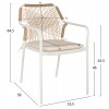 ΠΟΛΥΘΡΟΝΑ ΑΛΟΥΜΙΝΙΟΥ TROTTER HM5865.12 ΛΕΥΚΟΣ ΣΚΕΛΕΤΟΣ ΜΕ WICKER ΜΠΕΖ & ΕΚΡΟΥ ΜΑΞΙΛΑΡΙ