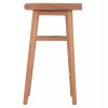ΣΚΑΜΠΟ ΜΠΑΡ BOLMAR HM18108 ΞΥΛΟ ΤΕΑΚ ΣΕ ΦΥΣΙΚΟ 40.5x44x74Υεκ.
