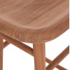 ΣΚΑΜΠΟ ΜΠΑΡ BOLMAR HM18108 ΞΥΛΟ ΤΕΑΚ ΣΕ ΦΥΣΙΚΟ 40.5x44x74Υεκ.