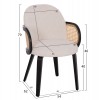 ΠΟΛΥΘΡΟΝΑ ΤΡΑΠΕΖΑΡΙΑΣ BECKER HM18246.02 PLYWOOD ΜΑΥΡΟ--ΕΚΡΟΥ ΥΦΑΣΜΑ 54x62x79Υεκ.