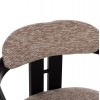 ΠΟΛΥΘΡΟΝΑ ΤΡΑΠΕΖΑΡΙΑΣ KALL HM18247.02 ΚΑΦΕ ΥΦΑΣΜΑ--PLYWOOD ΣΕ ΜΑΥΡΟ 56x45x73Υεκ