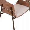 ΠΟΛΥΘΡΟΝΑ KRILL HM18254.01 PLYWOOD ΣΕ WHITEWASH--ΜΕΤΑΛΛΟ ΣΕ ΧΑΛΚΙΝΟ 55,5x55x72Υεκ.