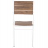ΚΑΡΕΚΛΑ ΑΛΟΥΜΙΝΙΟΥ SAGA HM6063.01 ΛΕΥΚΗ ΜΕ POLYWOOD 46x52x86Υεκ.