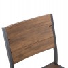 ΚΑΡΕΚΛΑ ΑΛΟΥΜΙΝΙΟΥ SAGA HM6063.02 ΣΚΟΥΡΟ ΓΚΡΙ ΜΕ POLYWOOD 46x52x86Υεκ.