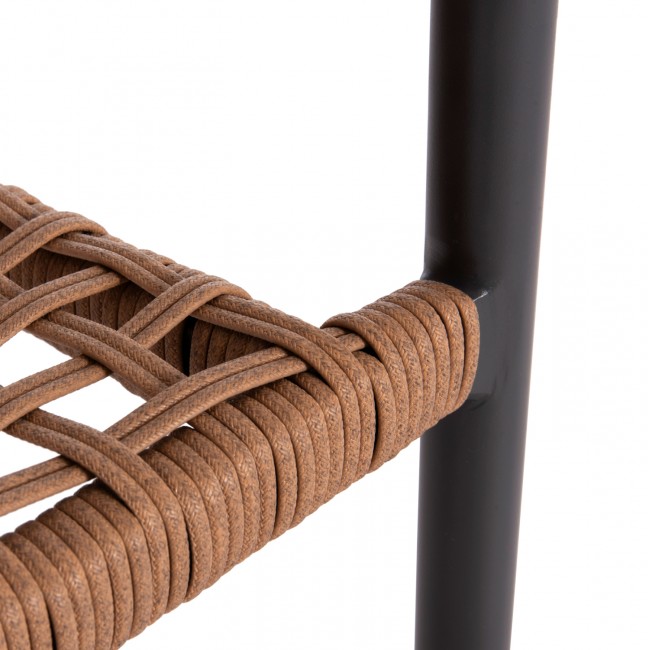 ΠΟΛΥΘΡΟΝΑ KERLY HM6050.10 ΑΛΟΥΜΙΝΙΟ ΣΚΟΥΡΟ ΓΚΡΙ--ΜΠΕΖ ΣΥΝΘΕΤΙΚΟ RATTAN 54x58,5x76Υεκ