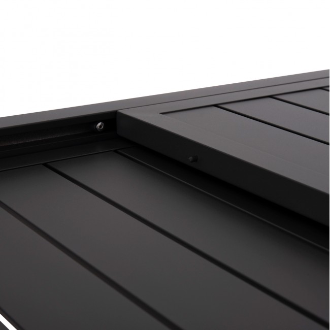 ΤΡΑΠΕΖΙ ΕΠΕΚΤΕΙΝΟΜΕΝΟ KRUM HM6277.03 ΑΛΟΥΜΙΝΙΟ ΣΚΟΥΡΟ ΓΚΡΙ 160-240x90x73Υεκ.