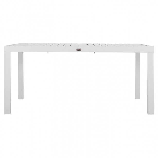 ΤΡΑΠΕΖΙ ΕΠΕΚΤΕΙΝΟΜΕΝΟ KRUM HM6277.01 ΑΛΟΥΜΙΝΙΟ ΛΕΥΚΟ 160-240x90x73Υεκ.