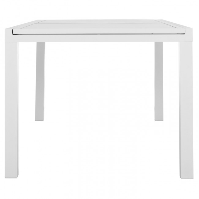 ΤΡΑΠΕΖΙ ΕΠΕΚΤΕΙΝΟΜΕΝΟ KRUM HM6277.01 ΑΛΟΥΜΙΝΙΟ ΛΕΥΚΟ 160-240x90x73Υεκ.