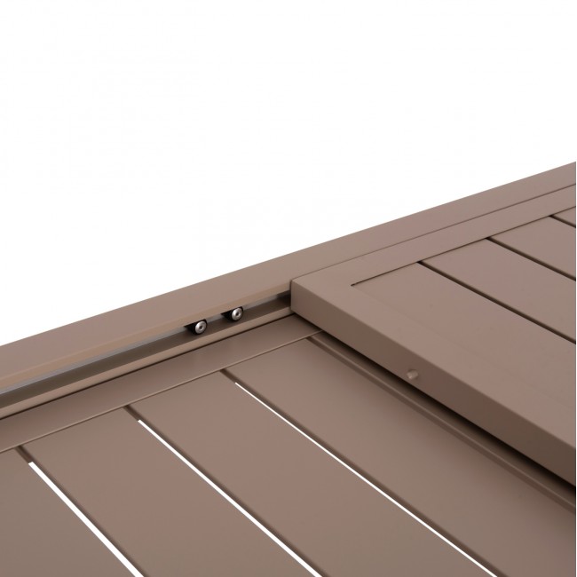 ΤΡΑΠΕΖΙ ΕΠΕΚΤΕΙΝΟΜΕΝΟ KRUM HM6277.04 ΑΛΟΥΜΙΝΙΟ ΚΑΠΟΥΤΣΙΝΟ 160-240x90x73Υεκ.