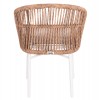 ΠΟΛΥΘΡΟΝΑ ΑΛΟΥΜΙΝΙΟΥ ORIN HM6265.02 ΛΕΥΚΗ-P.E.RATTAN ΦΥΣΙΚΟ-ΜΠΕΖ ΜΑΞΙΛΑΡΙΑ 58x61x75Υ