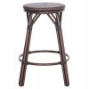 ΣΚΑΜΠΟ ΑΛΟΥΜΙΝΙΟΥ ΜΕΣ.ΥΨΟΥΣ CHINO HM6286.01 BAMBOO LOOK & TEXTILENE ΚΑΦΕ 43x43x65Υεκ