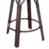 ΣΚΑΜΠΟ ΑΛΟΥΜΙΝΙΟΥ ΜΕΣ.ΥΨΟΥΣ CHINO HM6286.01 BAMBOO LOOK & TEXTILENE ΚΑΦΕ 43x43x65Υεκ