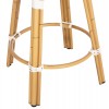 ΣΚΑΜΠΟ ΑΛΟΥΜΙΝΙΟΥ ΜΕΣ.ΥΨΟΥΣ CHINO HM6286.04 BAMBOO LOOK ΦΥΣΙΚΟ & TEXTILENE 43x43x65Υεκ
