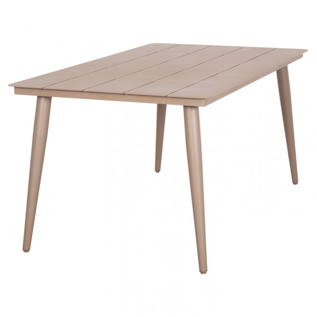 ΤΡΑΠΕΖΙ ΑΛΟΥΜΙΝΙΟΥ ΟΡΘΟΓΩΝΙΟ HIGER HM6291.04 ΚΑΠΟΥΤΣΙΝΟ 160x90x78Υεκ.