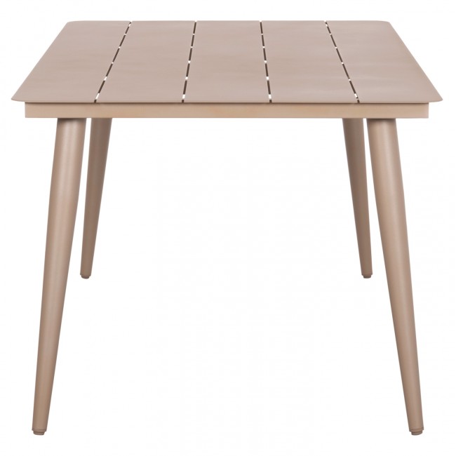 ΤΡΑΠΕΖΙ ΑΛΟΥΜΙΝΙΟΥ ΟΡΘΟΓΩΝΙΟ HIGER HM6291.04 ΚΑΠΟΥΤΣΙΝΟ 160x90x78Υεκ.