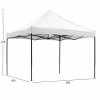 ΚΙΟΣΚΙ/GAZEBO MATTHEW HM6311 ΠΤΥΣΣΟΜΕΝΟ-ΣΚΕΛΕΤΟΣ ΜΕΤΑΛ.ΜΑΥΡΟΣ-ΛΕΥΚΟ ΥΦΑΣΜΑ 3x4,5x3,10Yμ