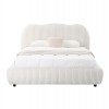ΚΡΕΒΑΤΙ ΔΙΠΛΟ ΜΕ ΑΠΟΘ.ΧΩΡΟ KALLY HM729.03 ΜΠΕΖ FAUX FUR ΥΦΑΣΜΑ--ΣΤΡΩΜΑ 160x200εκ