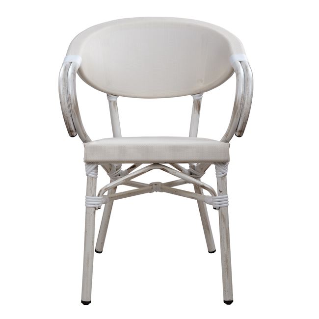 ΠΟΛΥΘΡΟΝΑ ΑΛΟΥΜΙΝΙΟΥ CLAY BAMBOO LOOK ΓΚΡΙ ΠΑΤΙΝΑ ΜΕ TEXTLINE HM5108 57x57x83cm