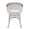 ΠΟΛΥΘΡΟΝΑ ΑΛΟΥΜΙΝΙΟΥ CLAY BAMBOO LOOK ΓΚΡΙ ΠΑΤΙΝΑ ΜΕ TEXTLINE HM5108 57x57x83cm