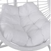 ΚΡΕΜΑΣΤΗ ΠΟΛΥΘΡΟΝΑ ΦΩΛΙΑ CALLIE HM5541.03 ΜΕ ΛΕΥΚΟ WICKER & ΜΑΞΙΛΑΡΙΑ Φ105Χ195Υ εκ.