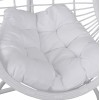 ΚΡΕΜΑΣΤΗ ΠΟΛΥΘΡΟΝΑ ΦΩΛΙΑ CALLIE HM5541.03 ΜΕ ΛΕΥΚΟ WICKER & ΜΑΞΙΛΑΡΙΑ Φ95Χ195Υ εκ.