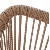 ΠΟΛΥΘΡΟΝΑ ΑΛΟΥΜΙΝΙΟΥ NOJO HM5771.02 ΓΚΡΙ ΜΕ P.E.TWIST RATTAN ΜΠΕΖ 55x63x82Y εκ.