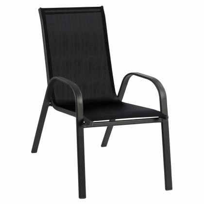 ΠΟΛΥΘΡΟΝΑ LEON ΜΕΤΑΛΛΙΚΗ ΓΚΡΙ ΜΕ ΜΑΥΡΟ TEXTLINE HM5000.03 55x72x92Υ εκ.