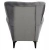 ΠΟΛΥΘΡΟΝΑ ΜΠΕΡΖΕΡΑ Τ. CHESTERFIELD ΒΕΛΟΥΔΟ ΓΚΡΙ HM9217.20 87x88x100 εκ.