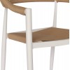 ΠΟΛΥΘΡΟΝΑ ΑΛΟΥΜΙΝΙΟΥ GRET HM5854.01 ΛΕΥΚΗ PE RATTAN ΜΠΕΖ 56x55,5x78Υεκ.