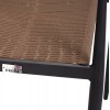 ΠΟΛΥΘΡΟΝΑ ΑΛΟΥΜΙΝΙΟΥ GRET HM5854.02 ΑΝΘΡΑΚΙ PΕ RATTAN ΜΠΕΖ 56x55,5x78Υ εκ.