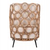 ΠΟΛΥΘΡΟΝΑ RINGER HM9341 ΑΠΟ RATTAN-ΜΕΤΑΛΛΟ ΦΥΣΙΚΟ ΧΡΩΜΑ 65x69x86Y εκ.