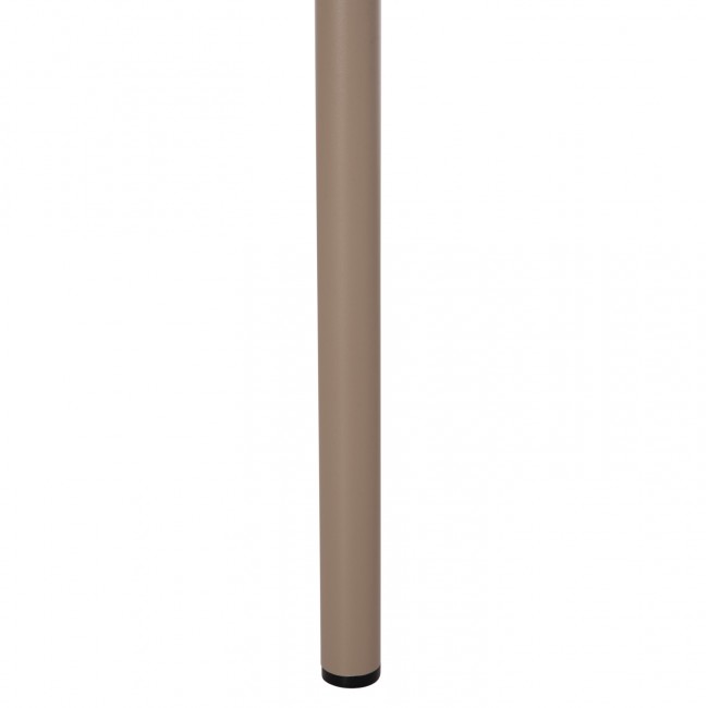 ΠΟΛΥΘΡΟΝΑ ΑΛΟΥΜΙΝΙΟΥ LUCCI HM6266.02 MOKA ΣΚΕΛΕΤΟΣ-P.E.RATTAN ΦΥΣΙΚΟ 58x56x79Υεκ
