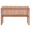 ΠΑΓΚΑΚΙ ΚΗΠΟΥ 2ΘΕΣΙΟ VED HM18124 ΞΥΛΟ TEAK--ΦΥΣΙΚΟ ΧΡΩΜΑ 130x60x86Υεκ.
