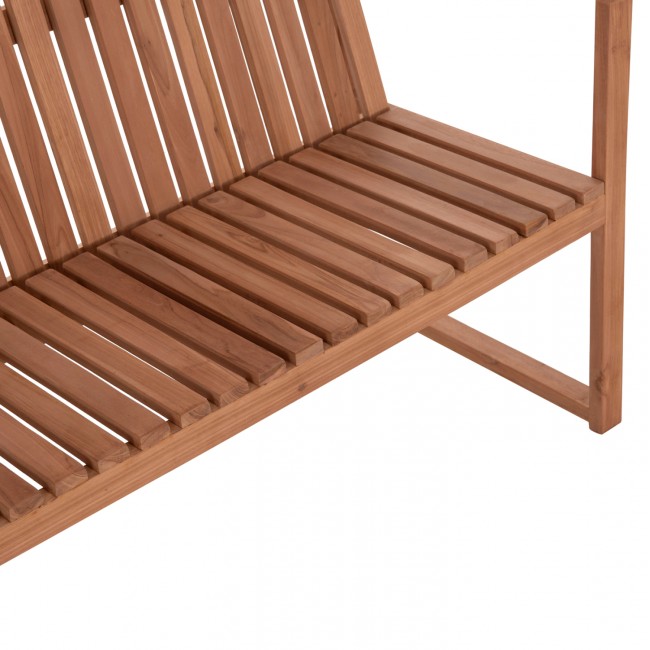 ΠΑΓΚΑΚΙ ΚΗΠΟΥ 2ΘΕΣΙΟ VED HM18124 ΞΥΛΟ TEAK--ΦΥΣΙΚΟ ΧΡΩΜΑ 130x60x86Υεκ.